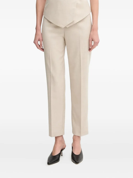  Sandro Ferrone Wrap-front Darted Trousers - Neutrals 