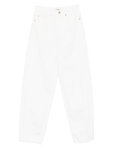  Sandro Five-pockets Cotton Jeans - White 
