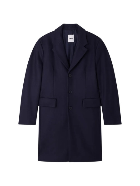  Sandro Flap-pocket Long-sleeve Coat - Blue 