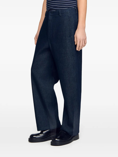  Sandro Flat-front Jeans - Blue 