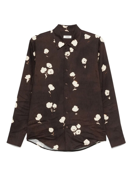  Sandro Floral-print Shirt - Brown 
