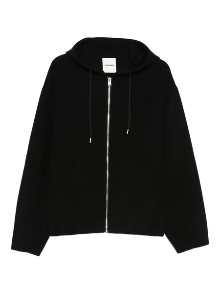  Sandro Hooded-neck Jacket - Black 