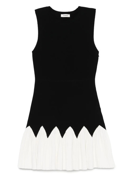  Sandro Knitted Mini Dress - Black 
