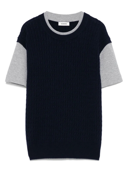  Sandro Layered T-shirt - Blue 