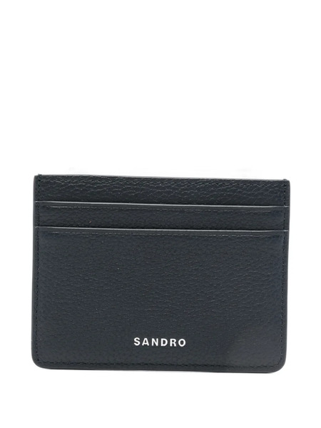  Sandro Leather Cardholder - Blue 