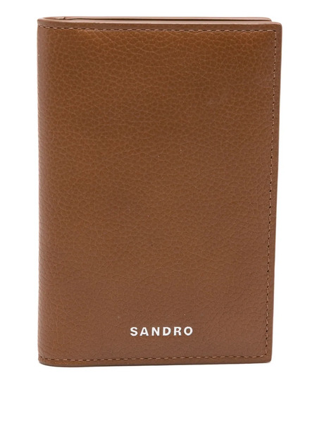  Sandro Leather Cardholder - Brown 