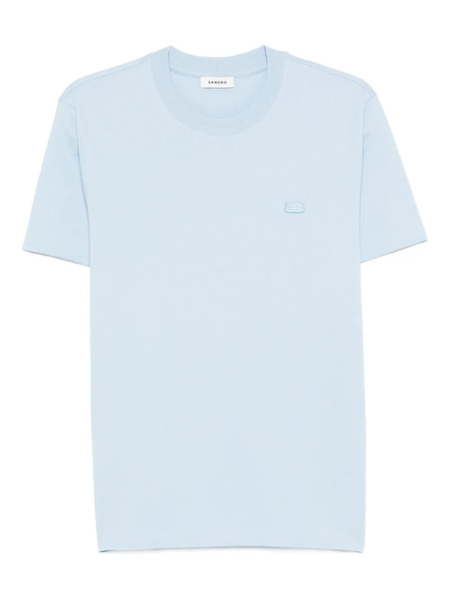  Sandro Logo-patch T-shirt - Blue 