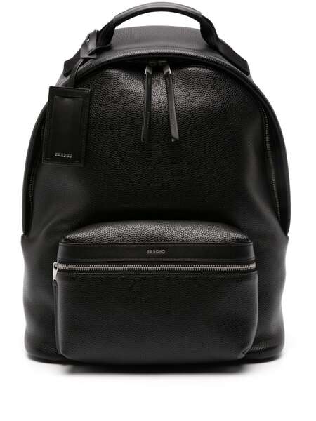  Sandro Logo-stamp Top-handle Backpack - Black 