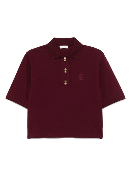  Sandro Logol-embroidered Polo Shirt 