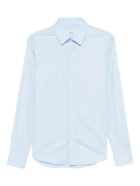  Sandro Long-sleeved Shirt - Blue 