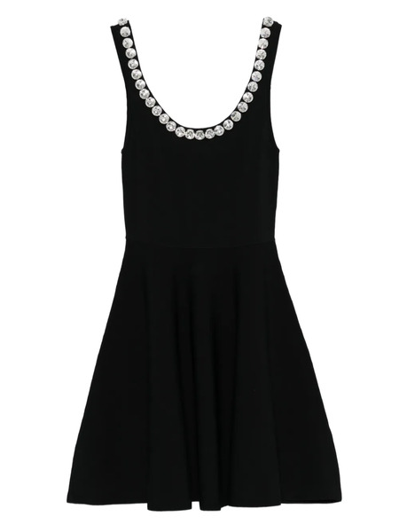  Sandro Mini Crystal-embellished Dress - Black 