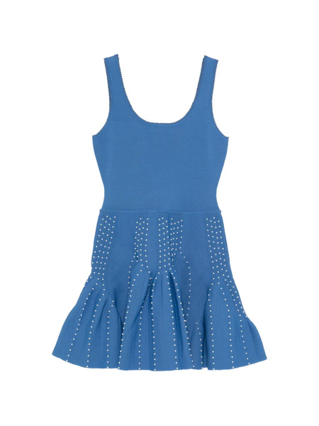  Sandro Mini Scoop-neck Dress - Blue 