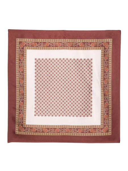  Sandro Paisley-pattern Border Scarf - Red 