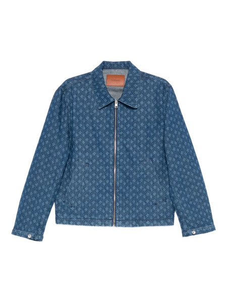  Sandro Patterned Zip-front Jacket - Blue 
