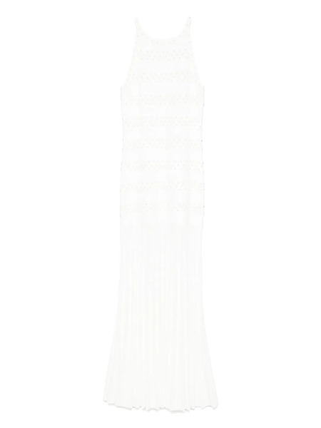  Sandro Pearl-embellished Maxi Dress - Neutrals 