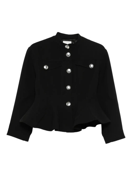  Sandro Peplum-hem Jacket - Black 