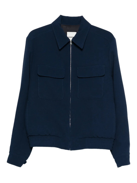  Sandro Pocket Zip Jacket - Blue 