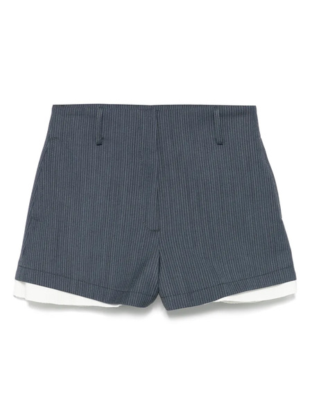  Sandro Preesed-crease Shorts - Blue 