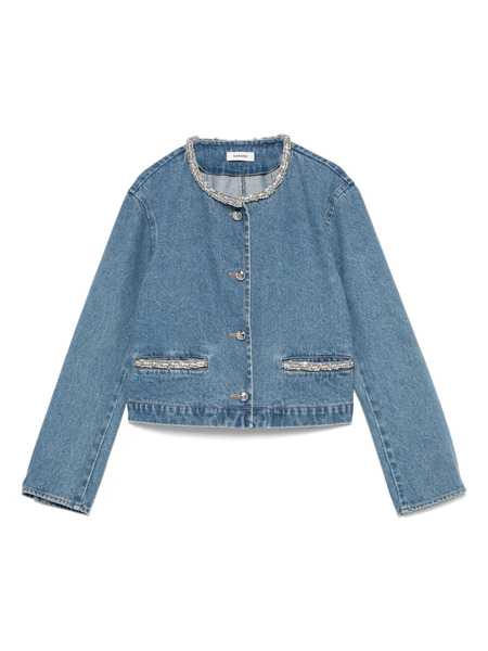  Sandro Rhinestone-embellished Jacket - Blue 