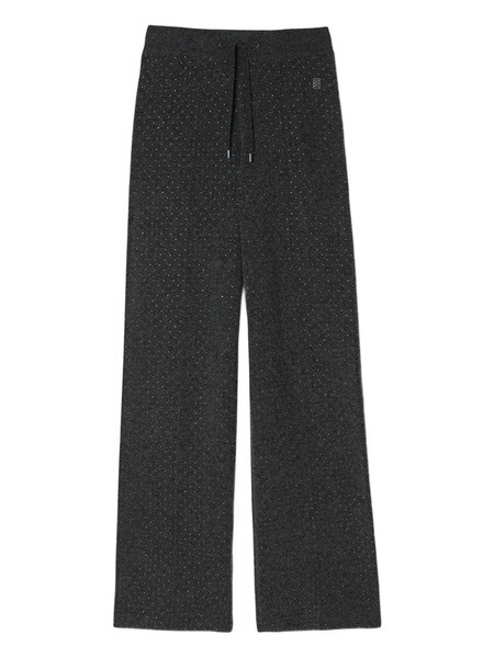  Sandro Rhinestone-embellishment Trousers - Grey 