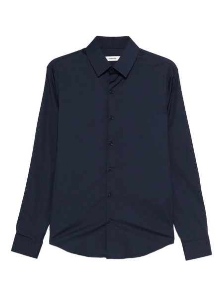  Sandro Seamless Buttoned Shirt - Blue 