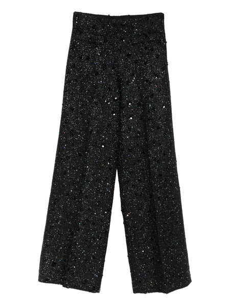  Sandro Sequin-embellished Trousers - Black 