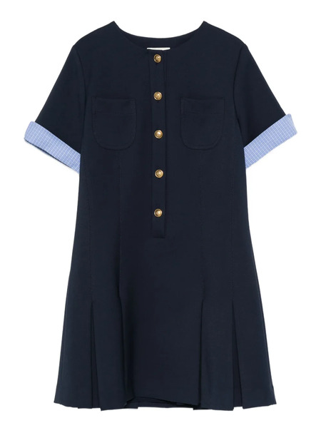  Sandro Short-sleeve Mini Dress - Blue 