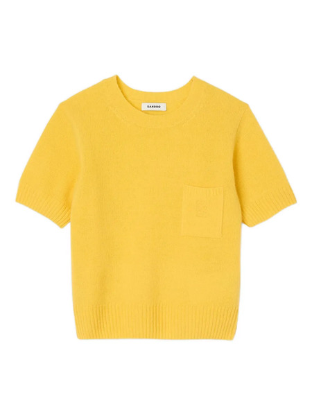  Sandro Short-sleeve Top - Yellow 