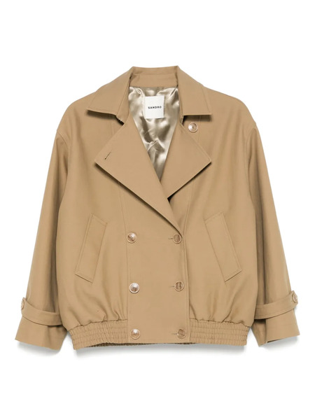  Sandro Short Trench Jacket - Neutrals 