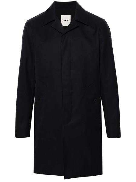  Sandro Single-breasted Coat - Blue 