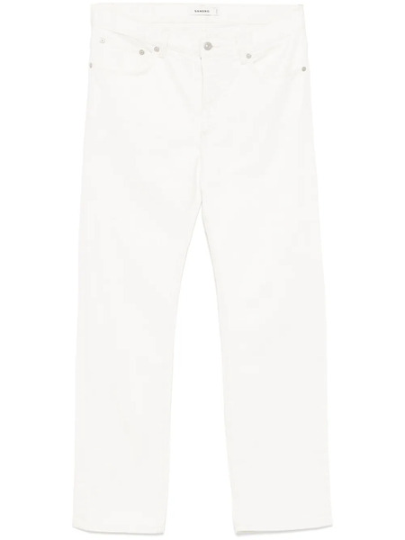  Sandro Straight-leg Jeans - White 