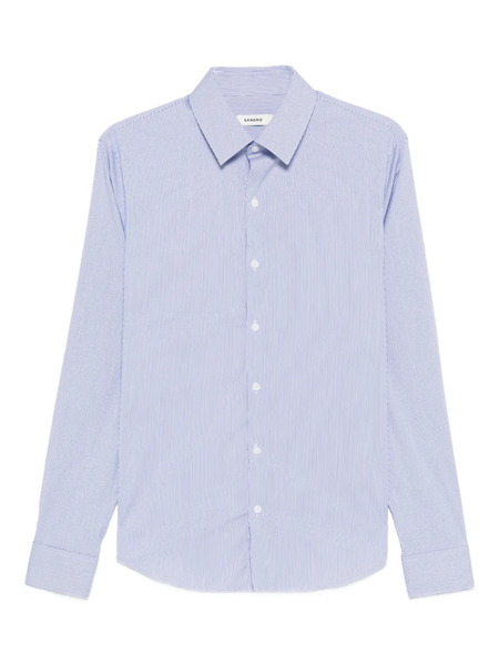  Sandro Striped Buttoned Shirt - Blue 