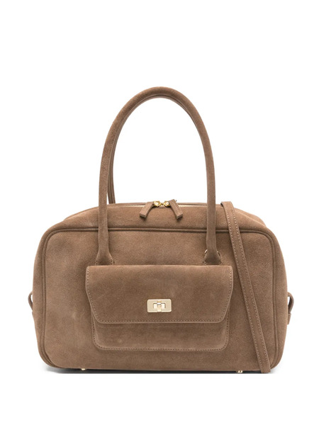  Sandro Suede Tote Bag - Brown 
