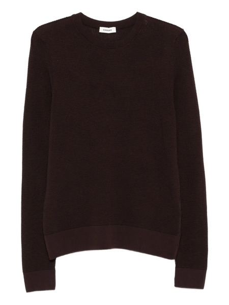  Sandro Textured Knit Sweater - Brown 