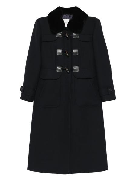  Sandro Toggle-fastening Coat - Blue 