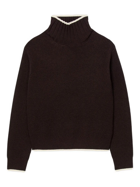  Sandro Turtleneck Sweater - Brown 