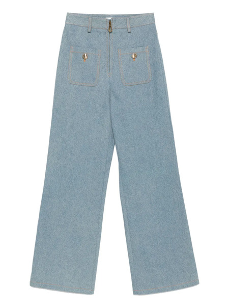  Sandro Wide-leg Jeans - Blue 