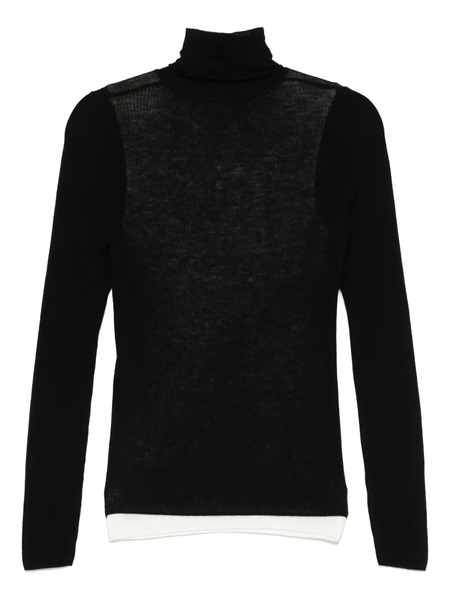  Sandro Wool Sweater - Black 
