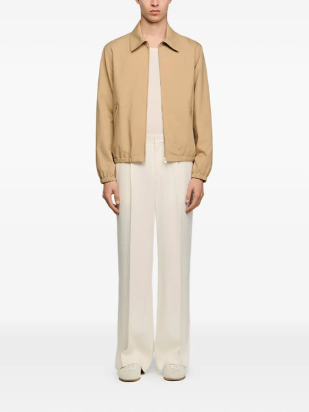  Sandro Zip Cotton Jacket - Neutrals 