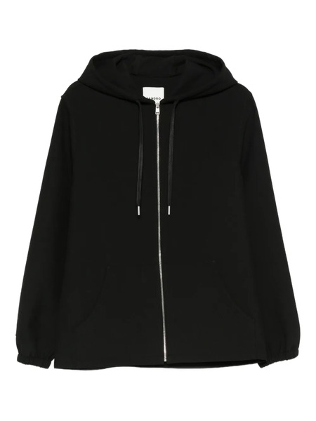  Sandro Zip-fastening Hooded Jacket - Black 