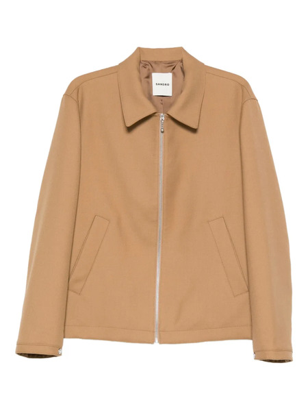  Sandro Zip-fastening Long-sleeves Jacket - Brown 