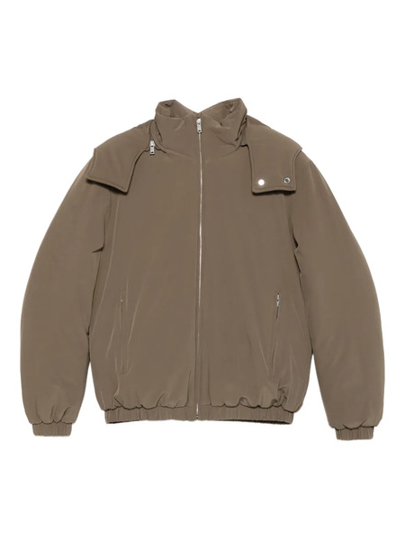  Sandro Zip-front Hooded Jacket - Brown 