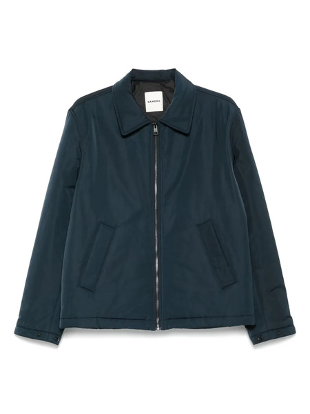  Sandro Zip-up Bomber Jacket - Blue 