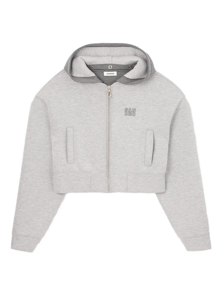  Sandro Zip-up Hoodie - Grey 