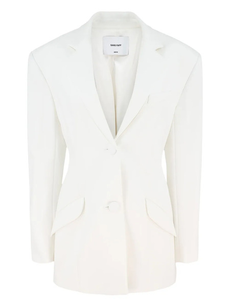  Sans Faff Sicily Tailored Blazer - White 