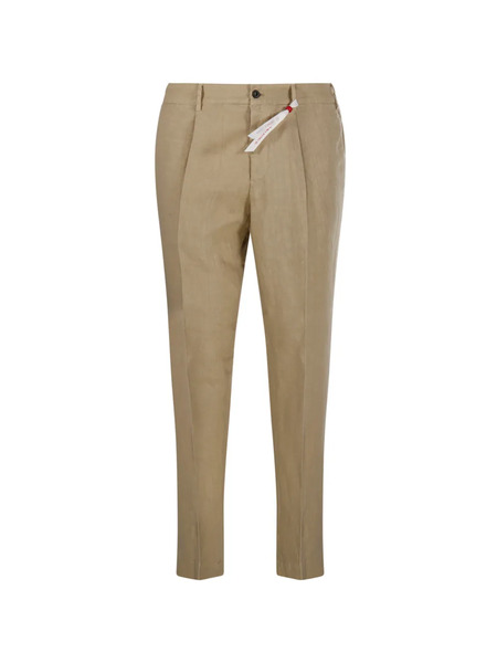  Santaniello Irno Pleated Trousers - Neutrals 