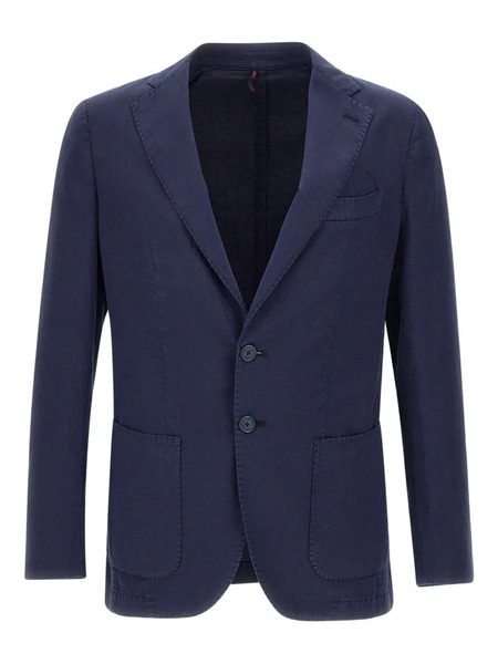  Santaniello Lapel-collar Two-button Blazer - Blue 