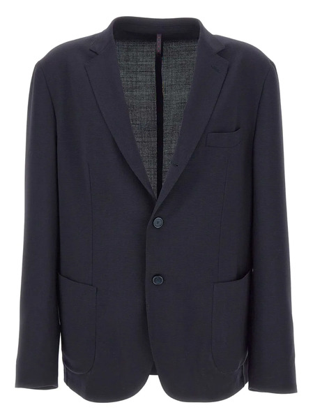  Santaniello Patch-pocket Button Blazer - Blue 