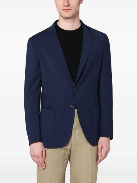  Santaniello Single-breasted Blazer - Blue 
