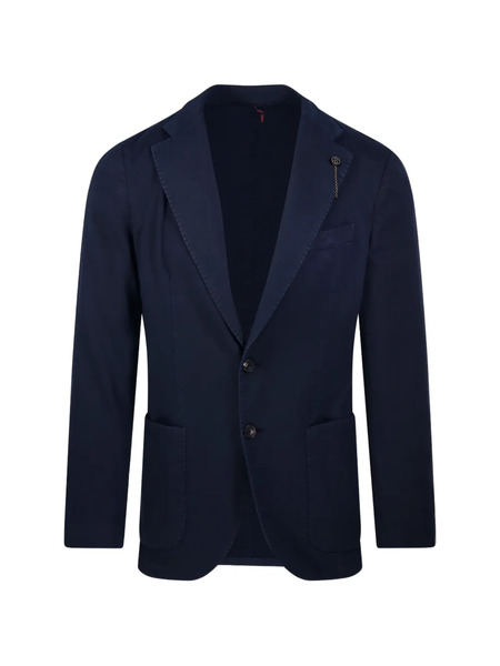  Santaniello Single-breasted Blazer - Blue 
